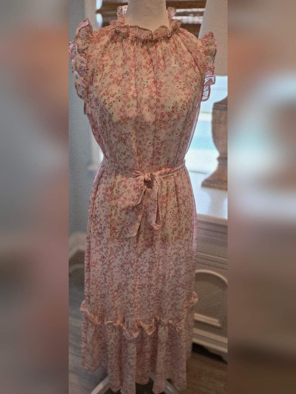 Emma & Michele Pink Floral Maxi Dress